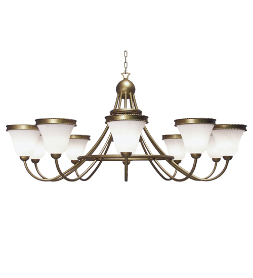 120256 72 in. Gala 10 Light Chandelier