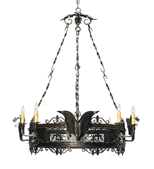 120257 46 in. Dragone 8 Light Chandelier