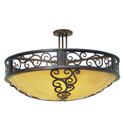 115156 28 in. Lilliana Semi-Flushmount