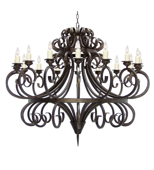 120265 60 in. Symen 16 Light Chandelier