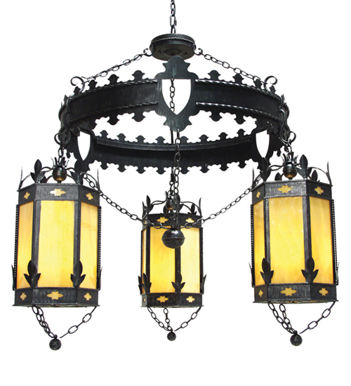 117418 54 in. Valhalla 3 Light Chandelier