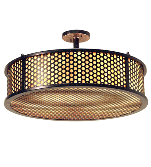 115346 24 in. Luciano Semi-Flushmount