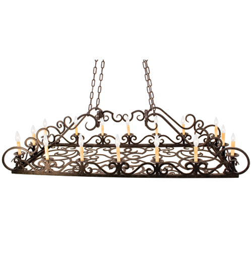116990 66 in. Carlotta Oblong Pendant