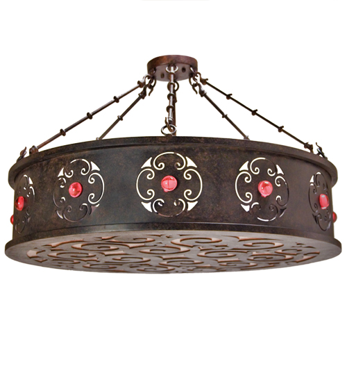 120284 38 in. Julianne Semi-Flushmount