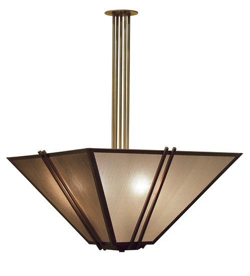 120288 20 in. Square Sand Dust Pendant