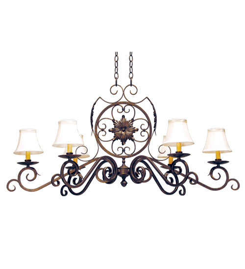 117410 48 in. Christabel Oblong Chandelier