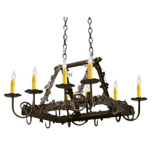 120775 27 in. Vineyard Pot Rack