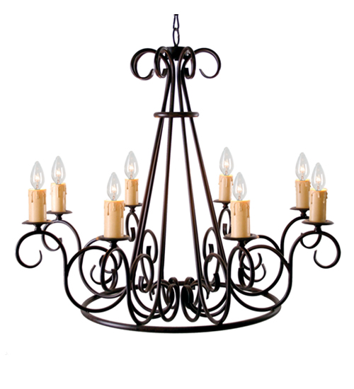 120307 42 in. Marguerite 8 Light Chandelier
