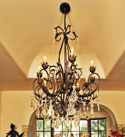 120317 54 in. Felicia 10 Light Chandelier