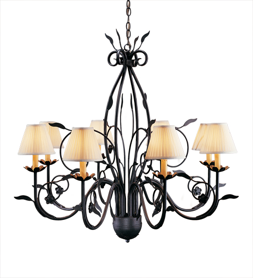 116649 36 in. Bordeaux 8 Light Chandelier