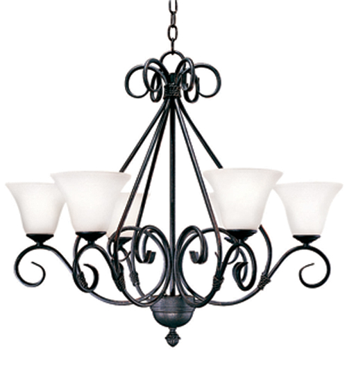129201 30 in. Olivia 6 Light Chandelier