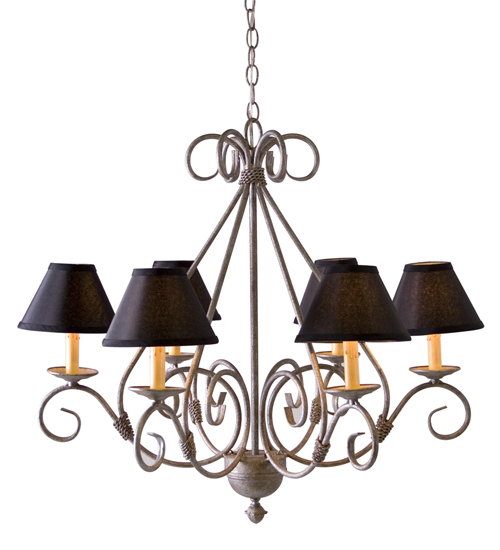 118910 30 in. Olivia 6 Light Chandelier