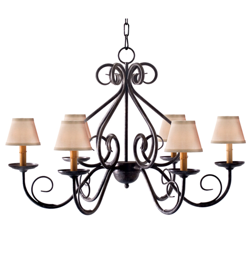 116413 36 in. Jenna 6 Light Chandelier