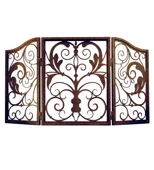 122474 54 in. Venetian Fireplace Screen