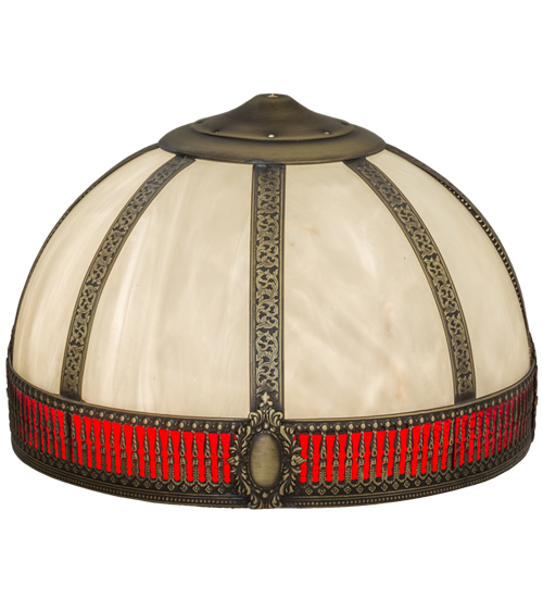 10381 16 in. Gothic Wall Lamp Shade, Multi Color
