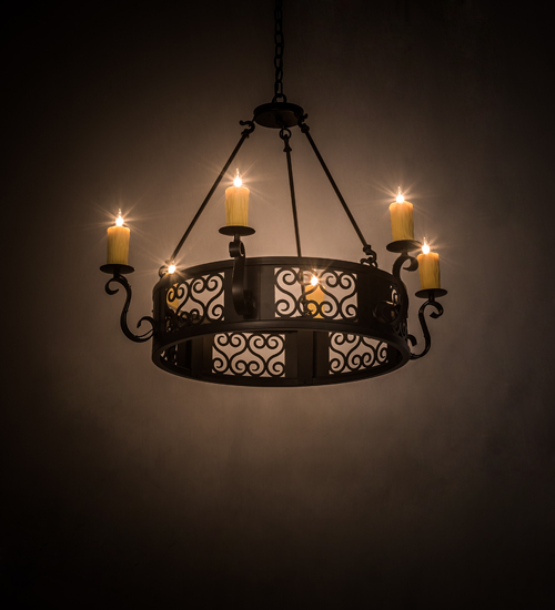 146660 36 in. Liesel 6 Light Chandelier