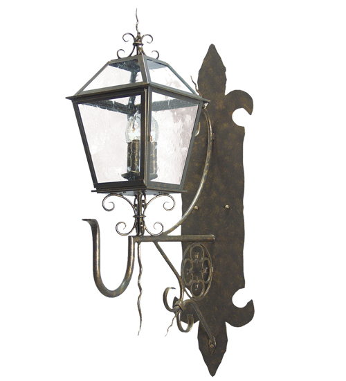 119845 9 in. Stallone 2 Light Wall Sconce