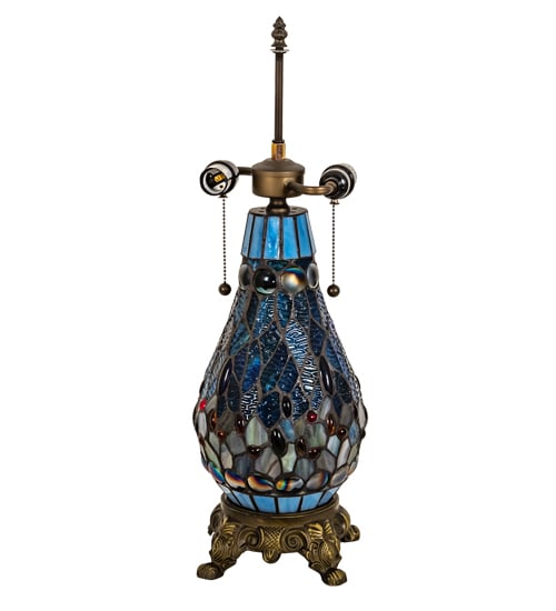 118841 25 in. High Tiffany Dragonfly Base Table Lamp