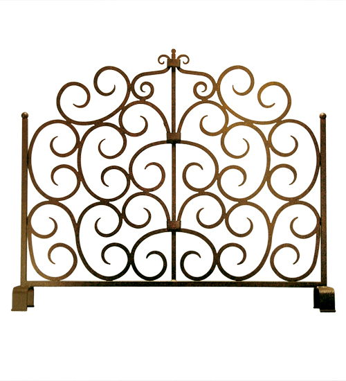 162751 42 in. Scroll Tempest Fireplace Screen