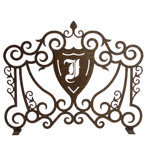 162753 42 in. Monogram Fireplace Screen