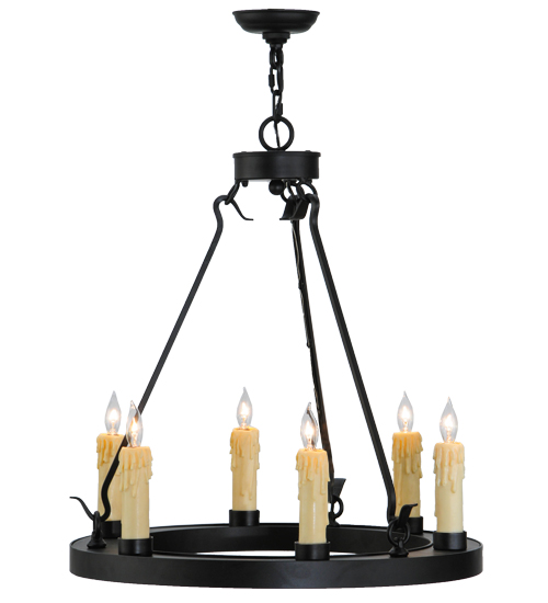 143056 24 in. Deina 6 Light Chandelier
