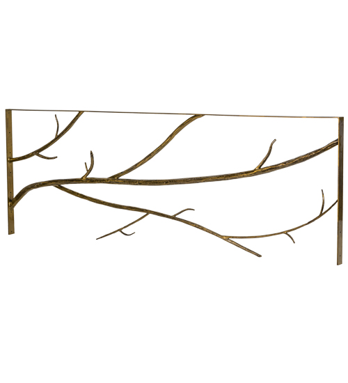 153690 90 x 30 in. Branches Handrail, Gold & Black