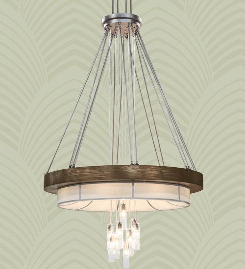 72 in. Cilindro Ventura Pendant, Multi Color