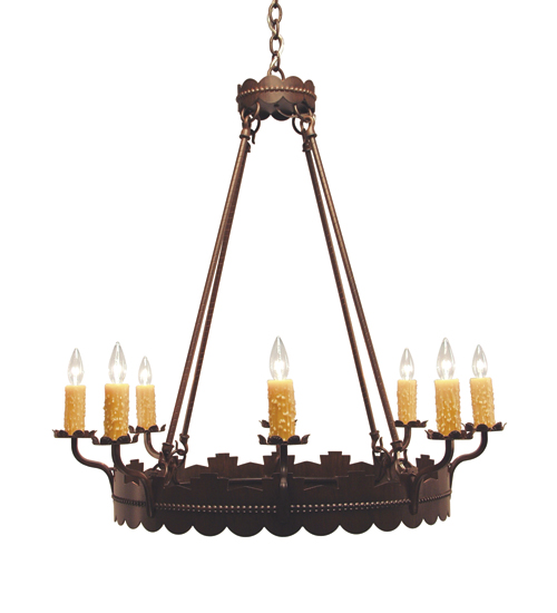 121012 36 in. Sergio 8 Light Chandelier