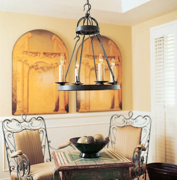 119761 24 in. Lakeshore 4 Light Chandelier