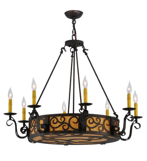 115165 36 in. Delano 8 Light Chandelier