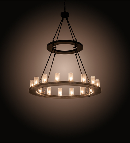 202214 48 in. Loxley 16 Light Two Tier Chandelier - Timeless Bronze