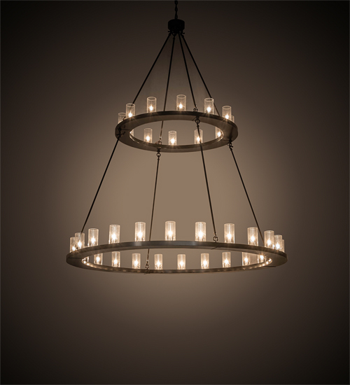 202215 72 in. Loxley 36 Light Two Tier Chandelier - Timeless Bronze