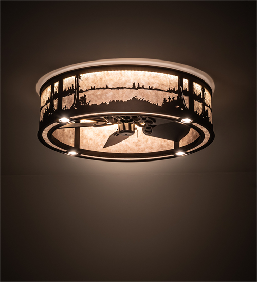 202146 36 in. Quiet Pond Chandel-Air Fan - Cafe-Noir