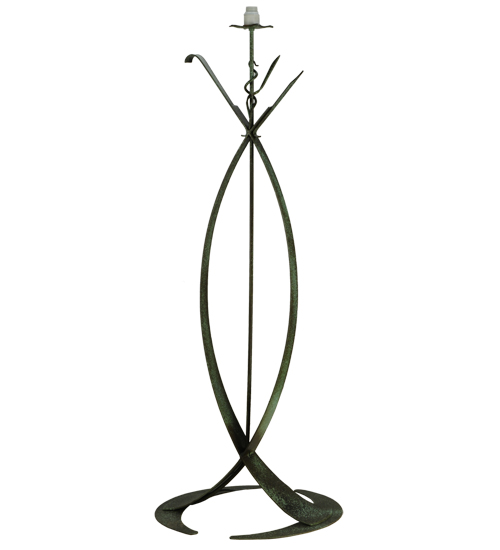26949 62.5 in. Nehoc Torchiere - Custom & Tarnished Copper
