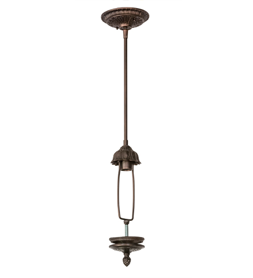 211922 Inverted Stem Hung Hardware - Mahogany Bronze