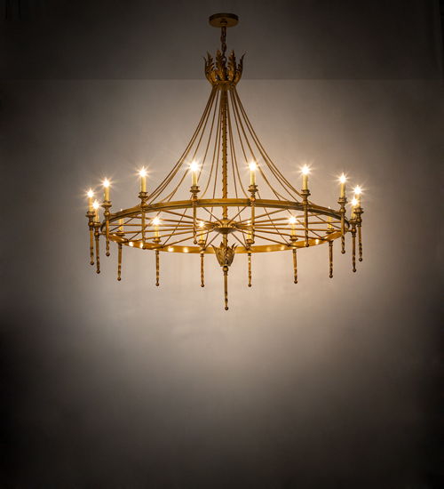 211951 56 in. Amaury 16 Light Chandelier - Custom Finish