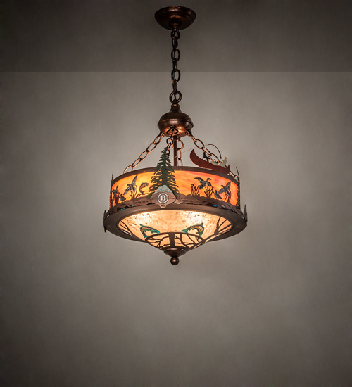 199562 16 in. Wildlife Personalized Inverted Pendant - Copper Vein
