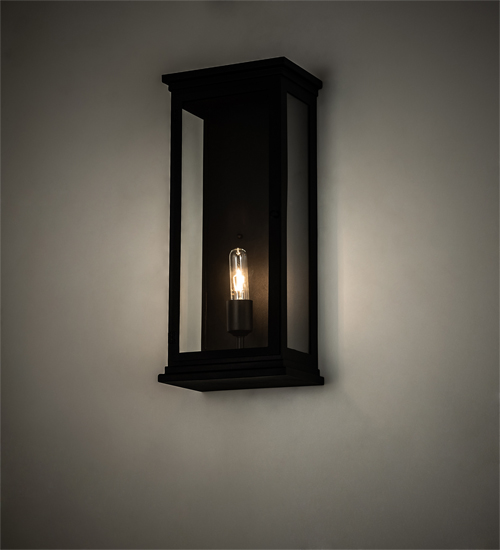 200755 9.5 in. Whitman Wall Sconce - Wrought Iron