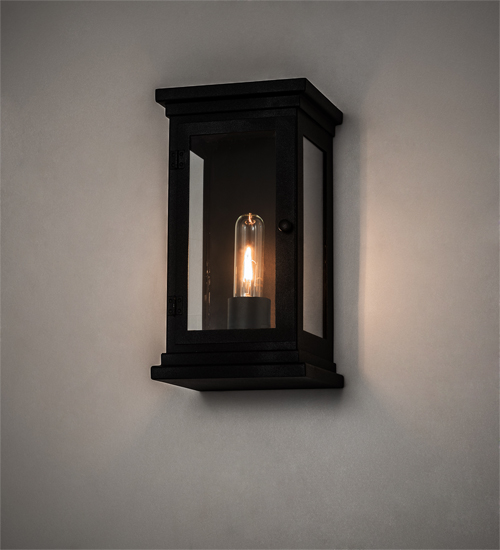 202672 6.5 in. Whitman Wall Sconce - Wrought Iron