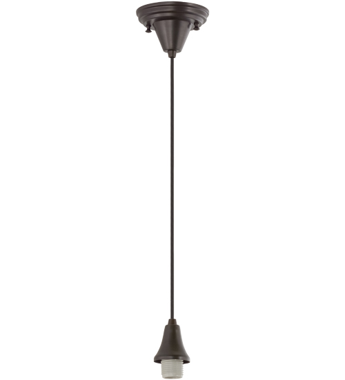 70036 5 in. Craftsman Brown on Brass Pendant Hardware