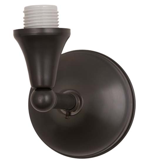 71368 5 in. Craftsman Brown on Brass Wall Sconce Hardware - Craftsman Brown