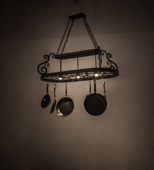 48 in. Neo Pot Rack - Amber & Black