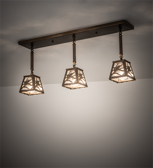 213343 38 in. Whispering Pines Pendant - Antique Copper