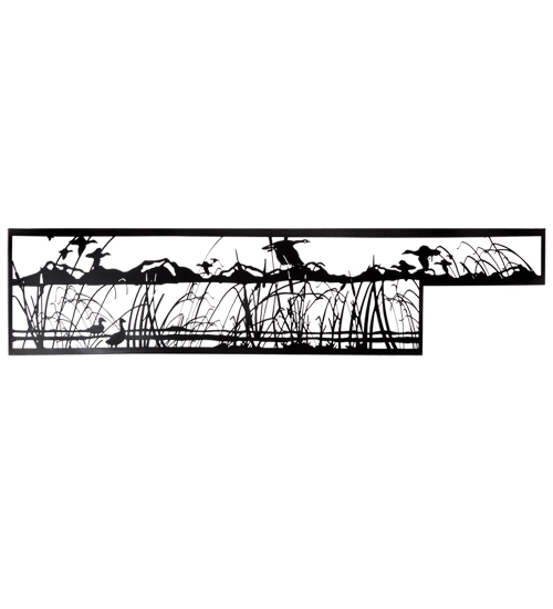 199087 99 x 26 in. Railing D - Black