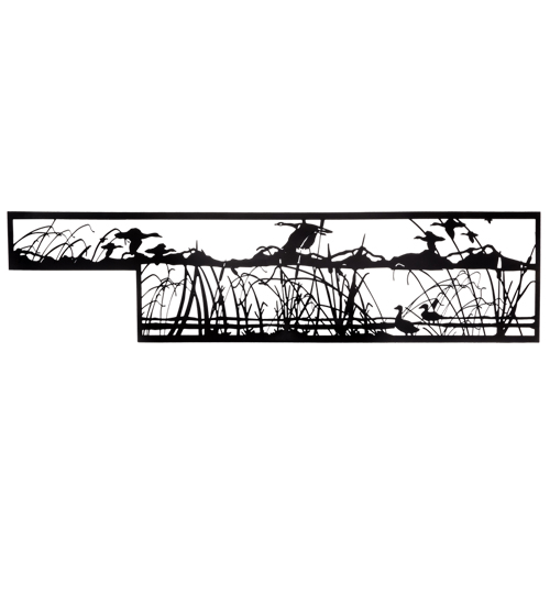 199088 80 x 26 in. Railing E - Black