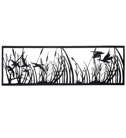 199089 62 x 26 in. Railing F - Black
