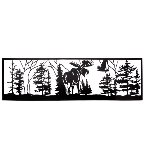 199326 101.25 x 29.625 in. Mezz Railing K - Black