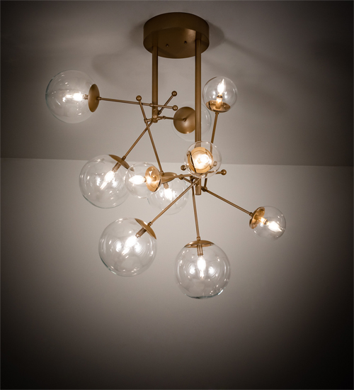 210833 40 in. Bola Matrix Chandelier - Custom Finish