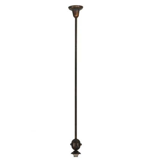 74257 5 in. Revival Vintage Copper Deco Ball Pendant Hardware