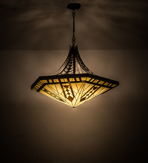 187328 42 in. Sonoma Inverted Pendant - Bronze